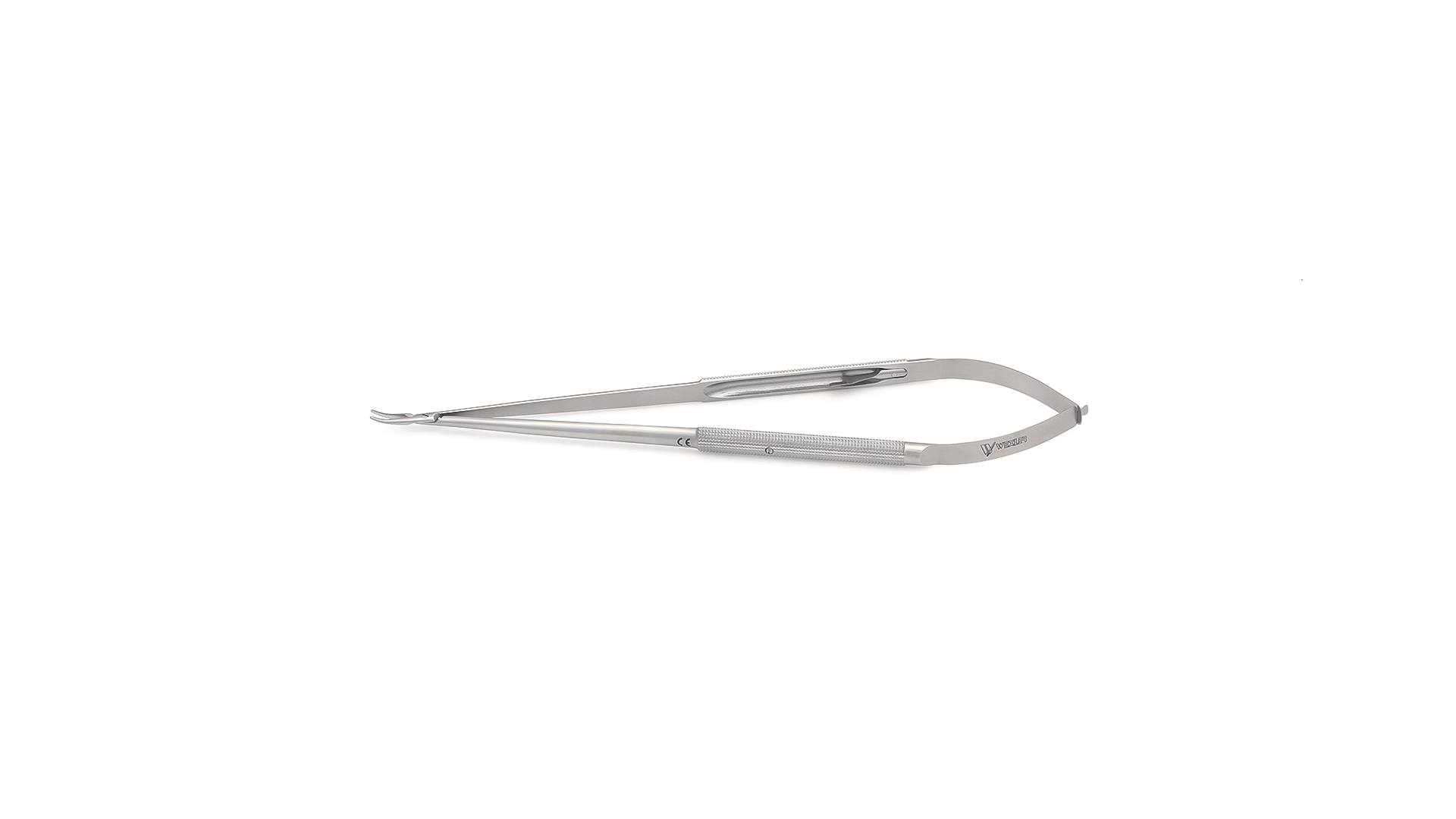 Jacobson Micro Needle Holder - Curved TC coated jaws