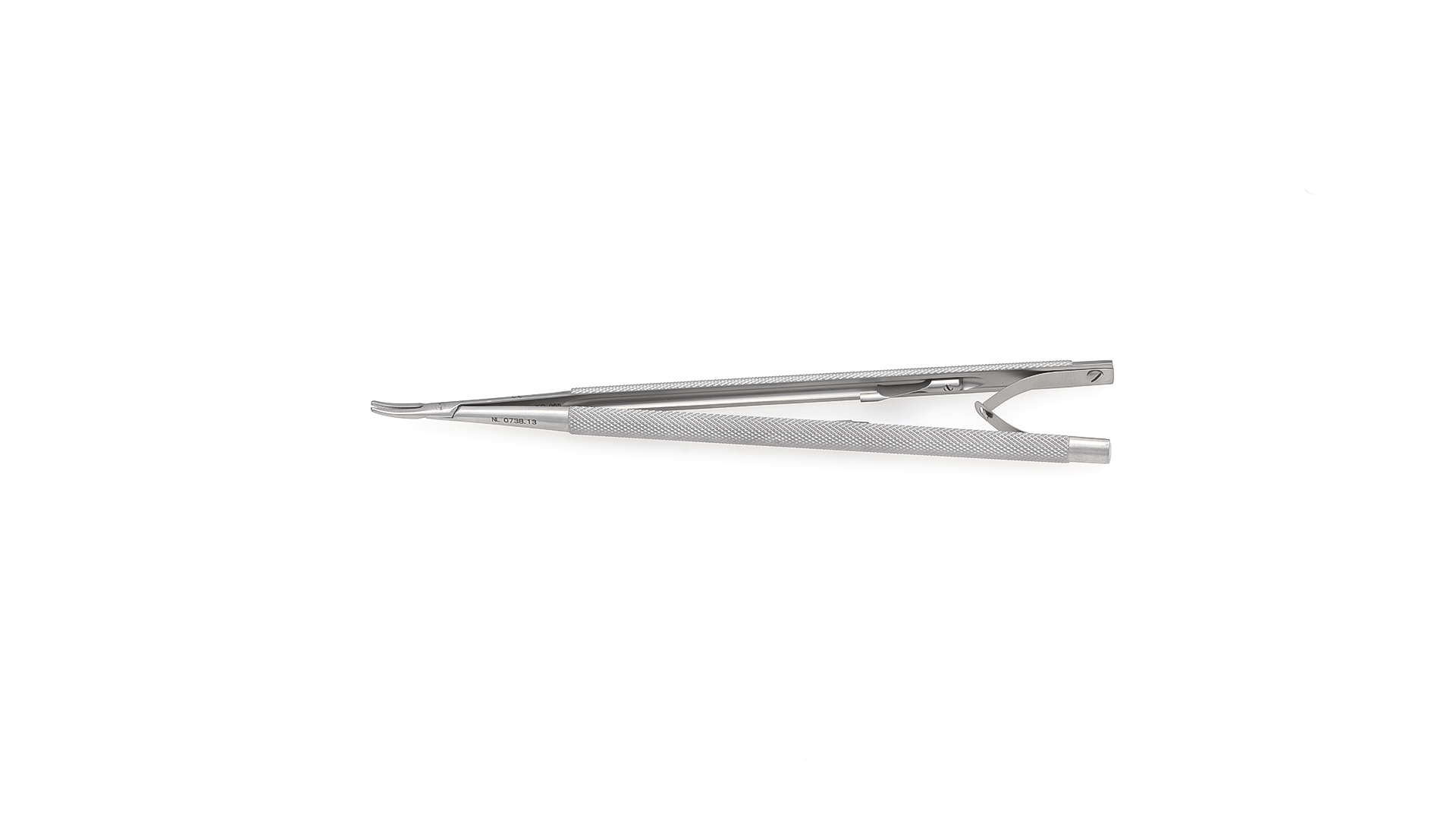 Glasser Needle Holder - Curved TC coated jaws