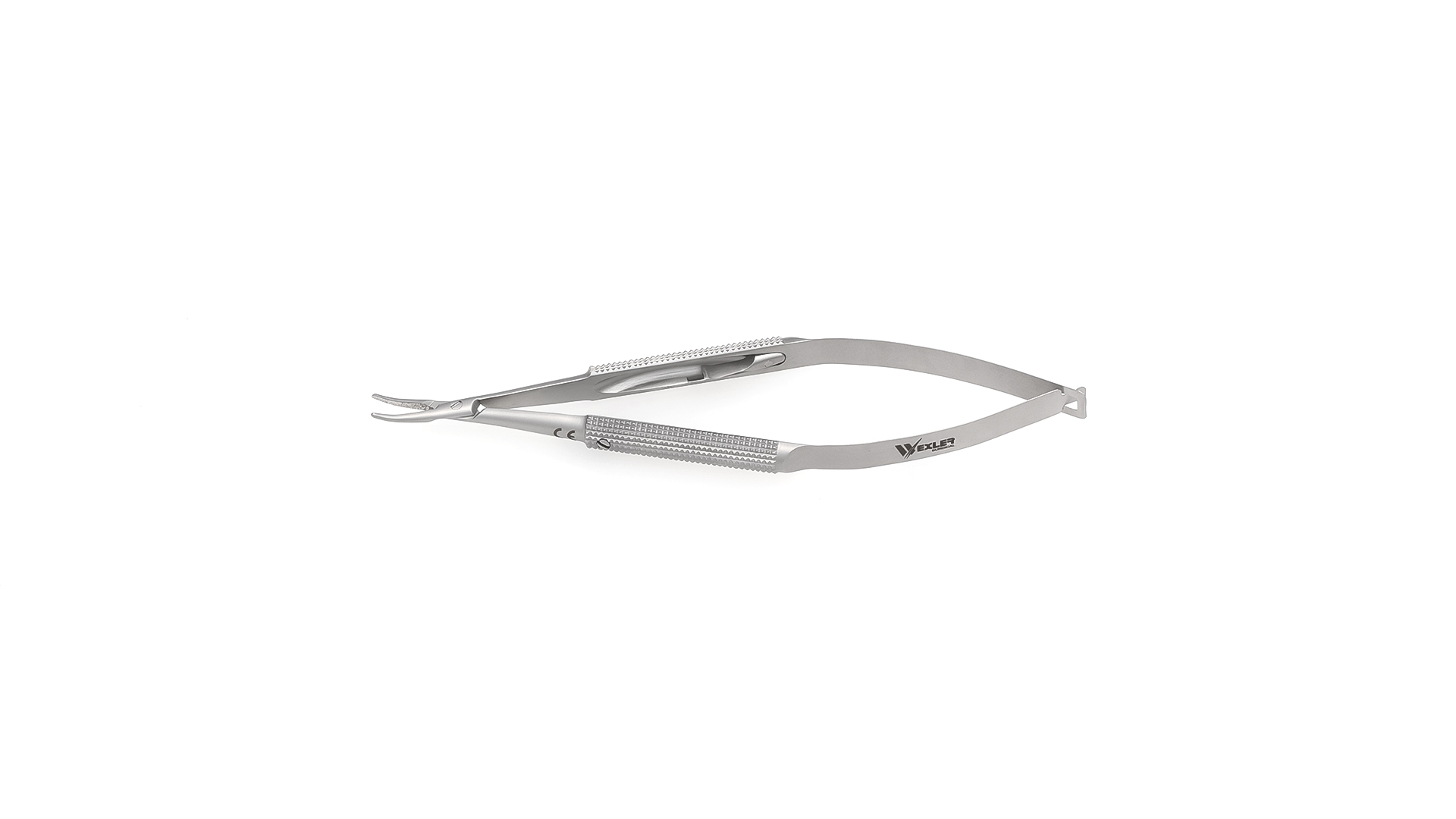 Jacobson Micro Needle Holder - Curved TC coated jaws