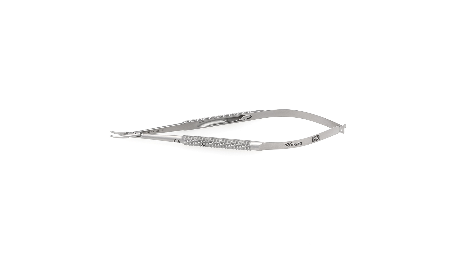 Jacobson Micro Needle Holder - Curved TC coated jaws