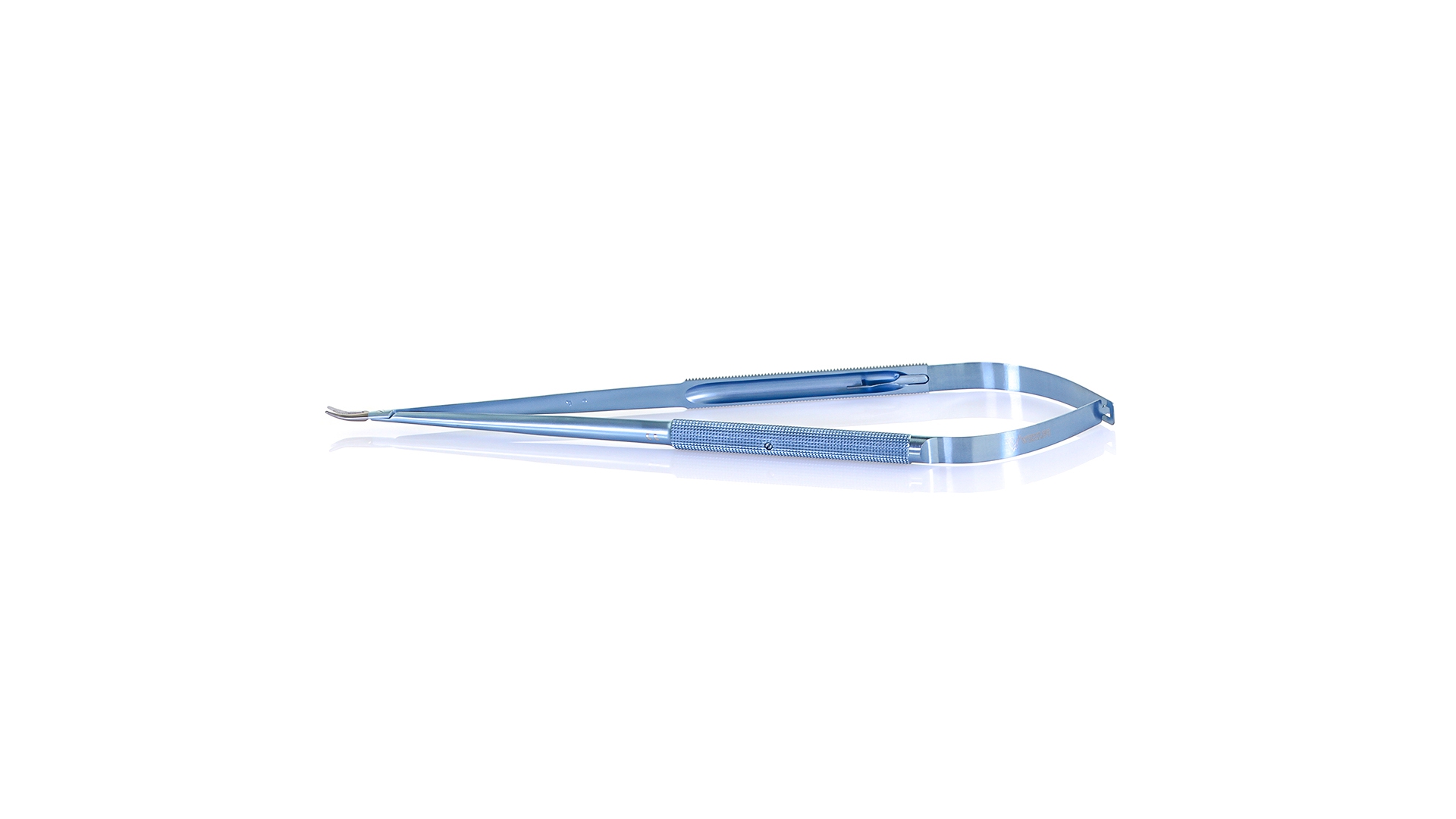 Jacobson Micro Needle Holder - Curved TC coated jaws