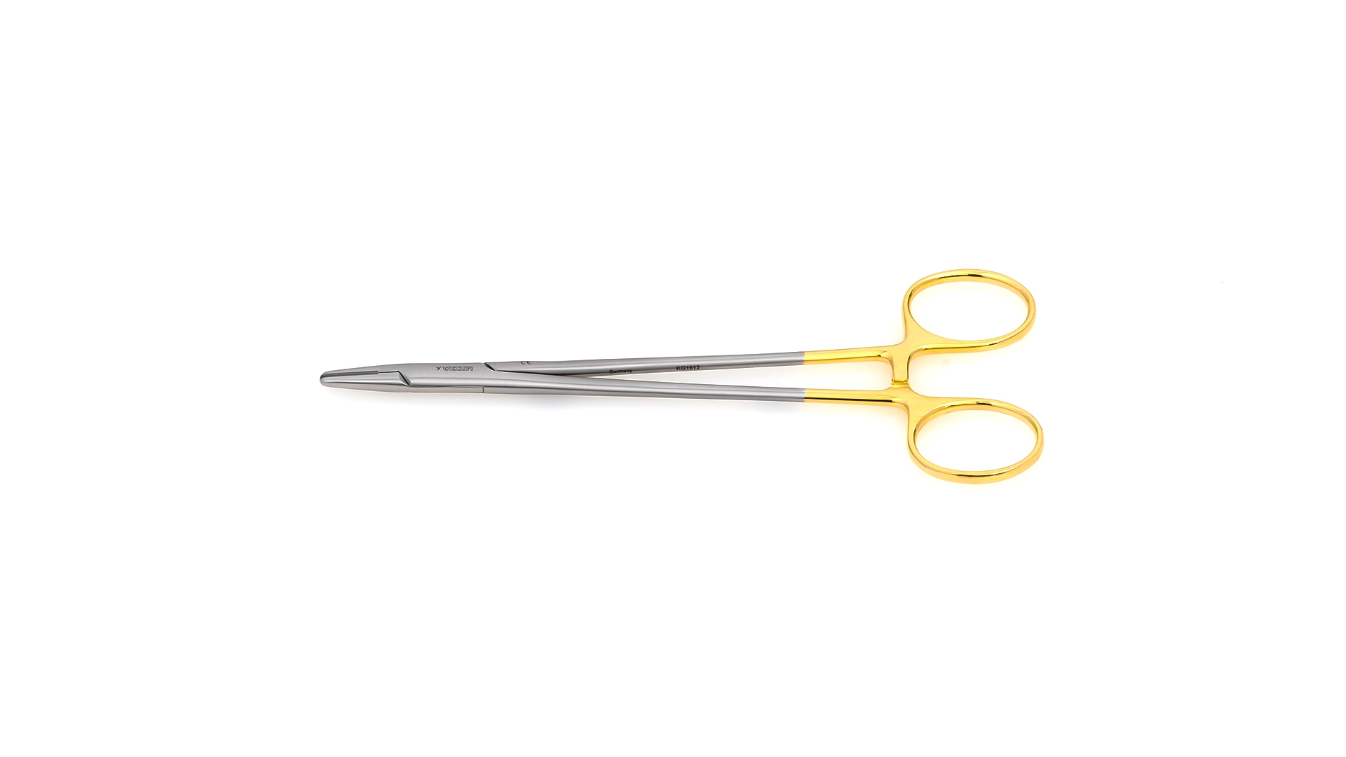 Mayo-Hegar Needle Holder - Straight jaws w/TC inserts