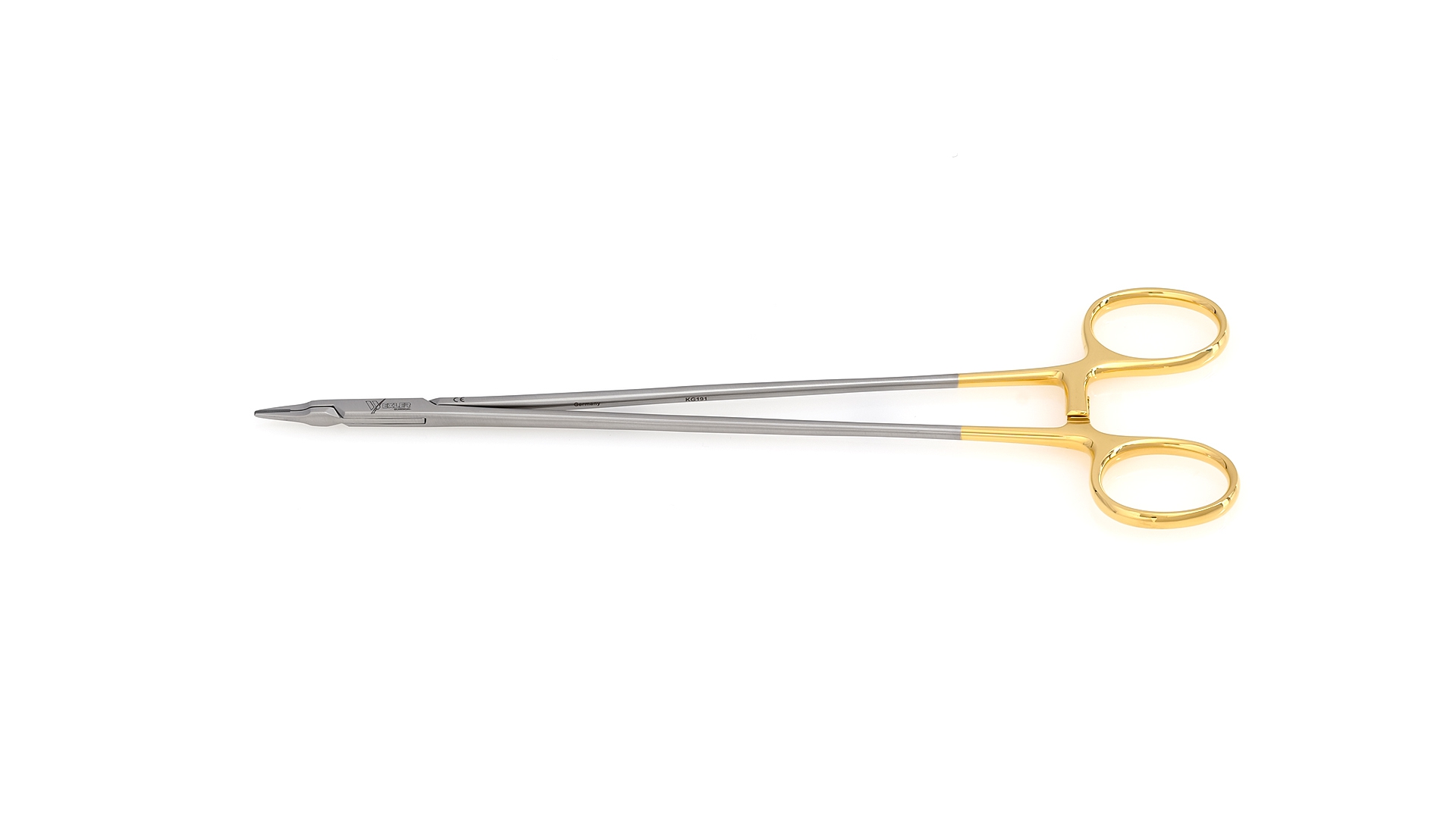 Micro Ryder Needle Holder - Straight jaws w/TC inserts