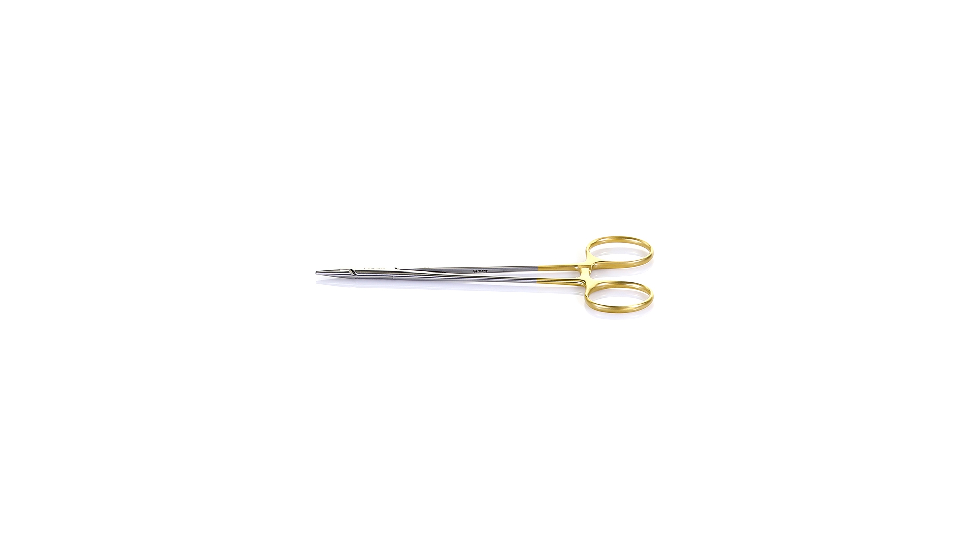 Microvascular Needle Holder - Straight jaws w/TC inserts
