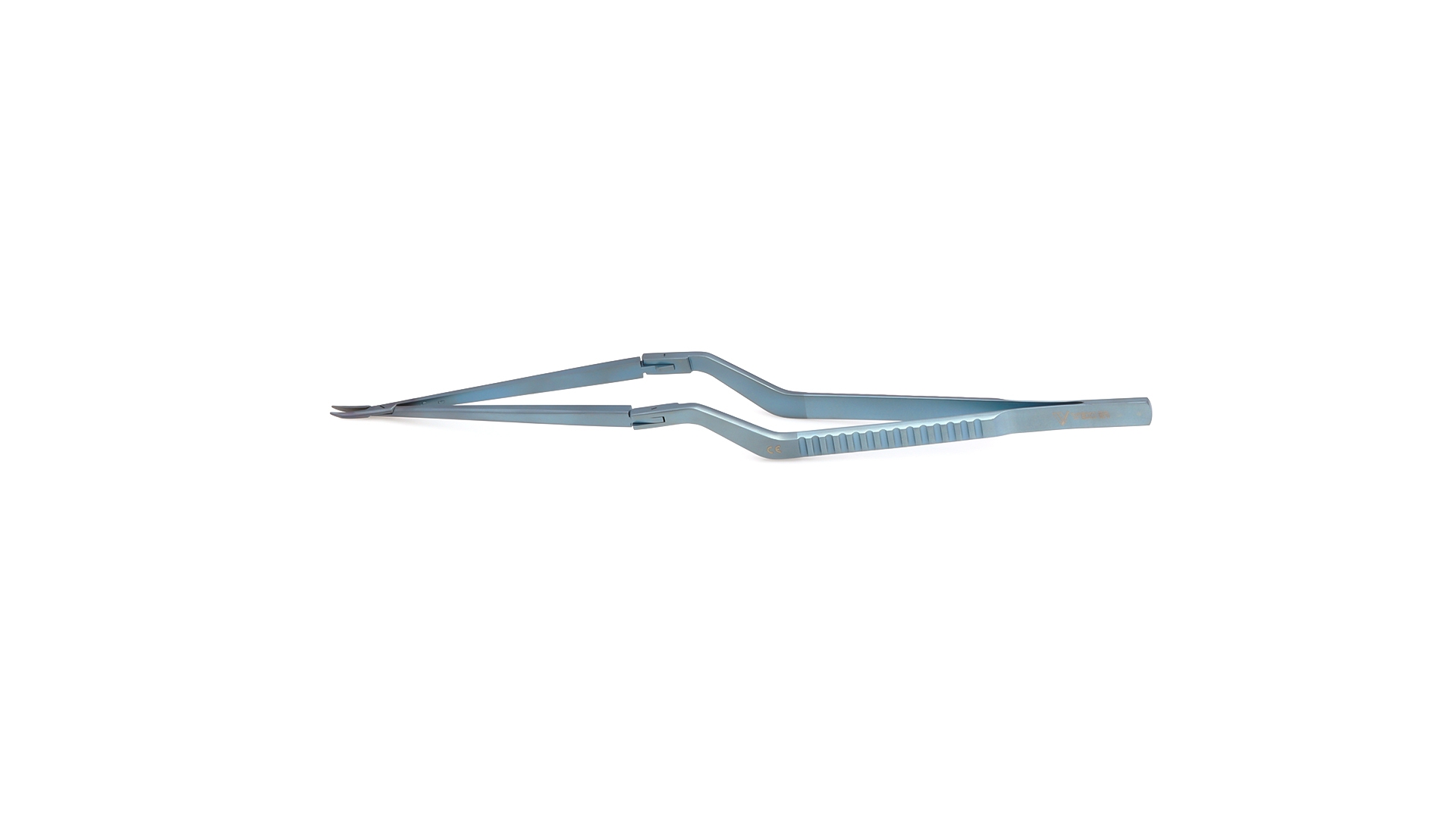 Velox Double-Action Needle Holder - Curved up TC coated jaws