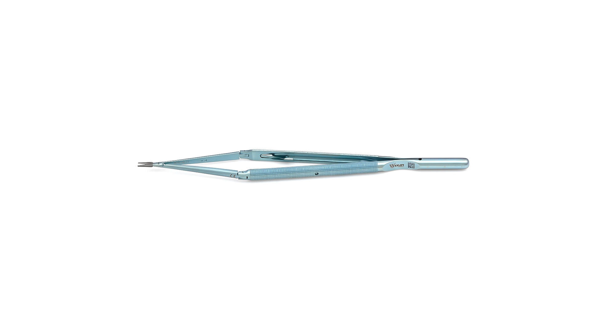 Velox Double-Action Needle Holder - Straight Short TC coated jaws