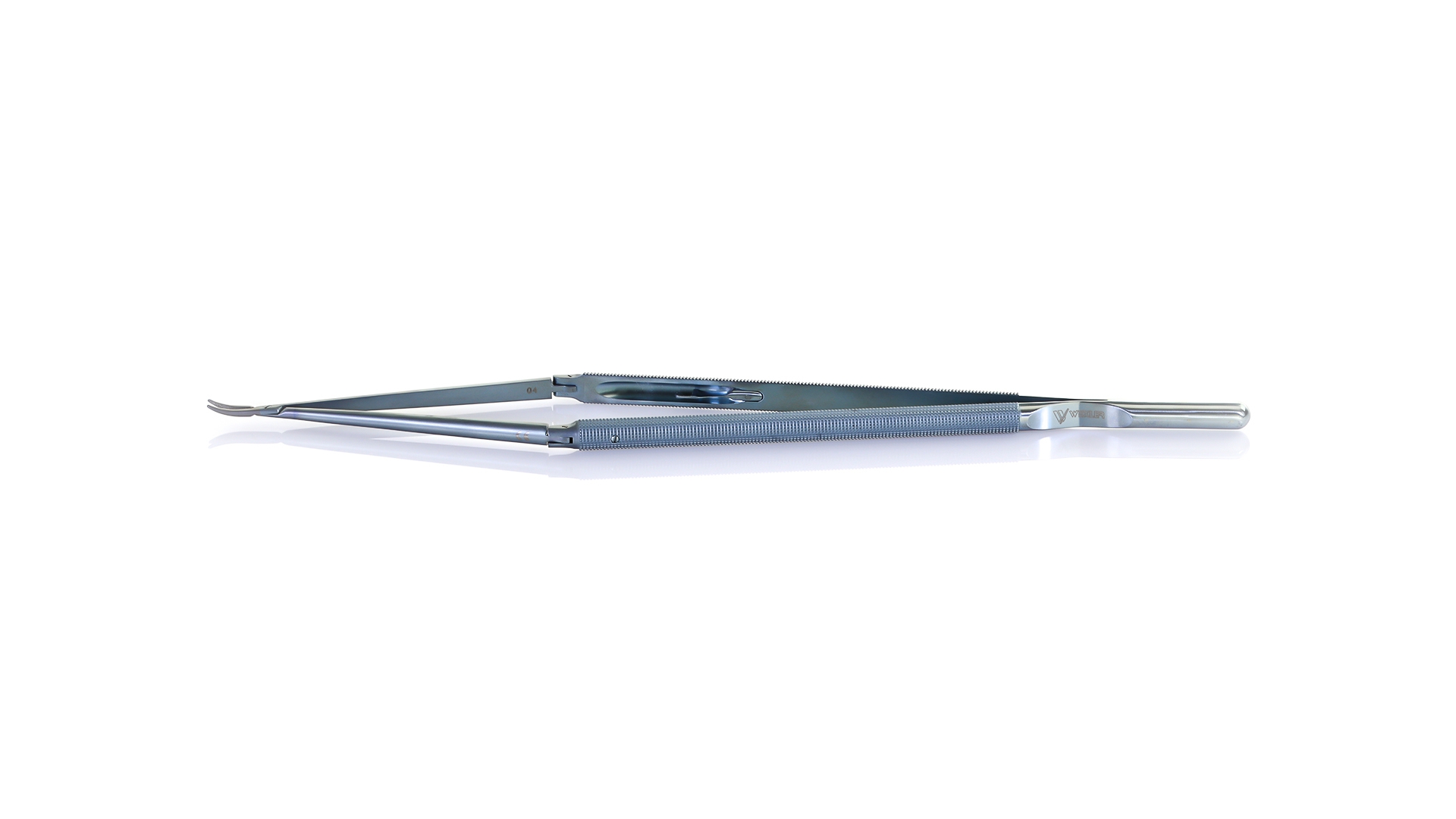 Velox Double-Action Needle Holder - Curved TC coated jaws