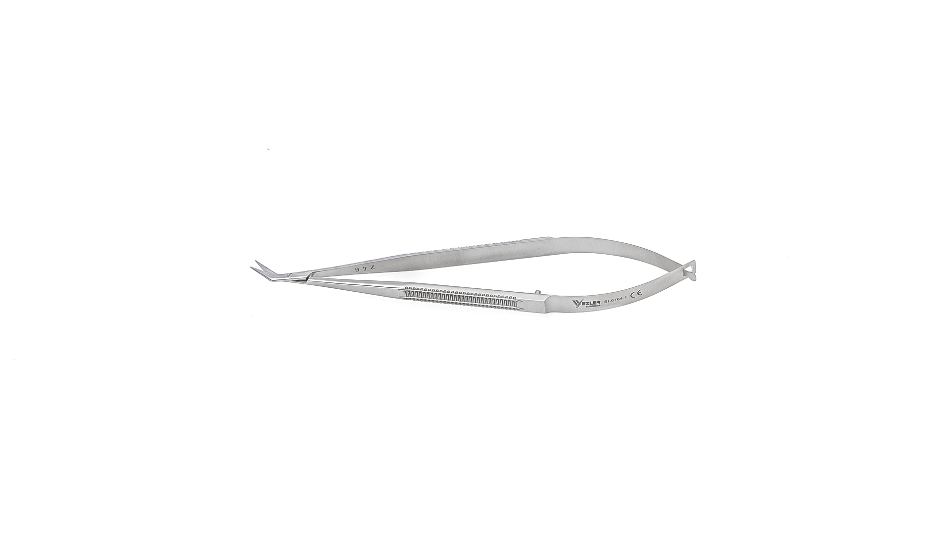 Potts-Scissors - 45° Angled Short Fine Blades