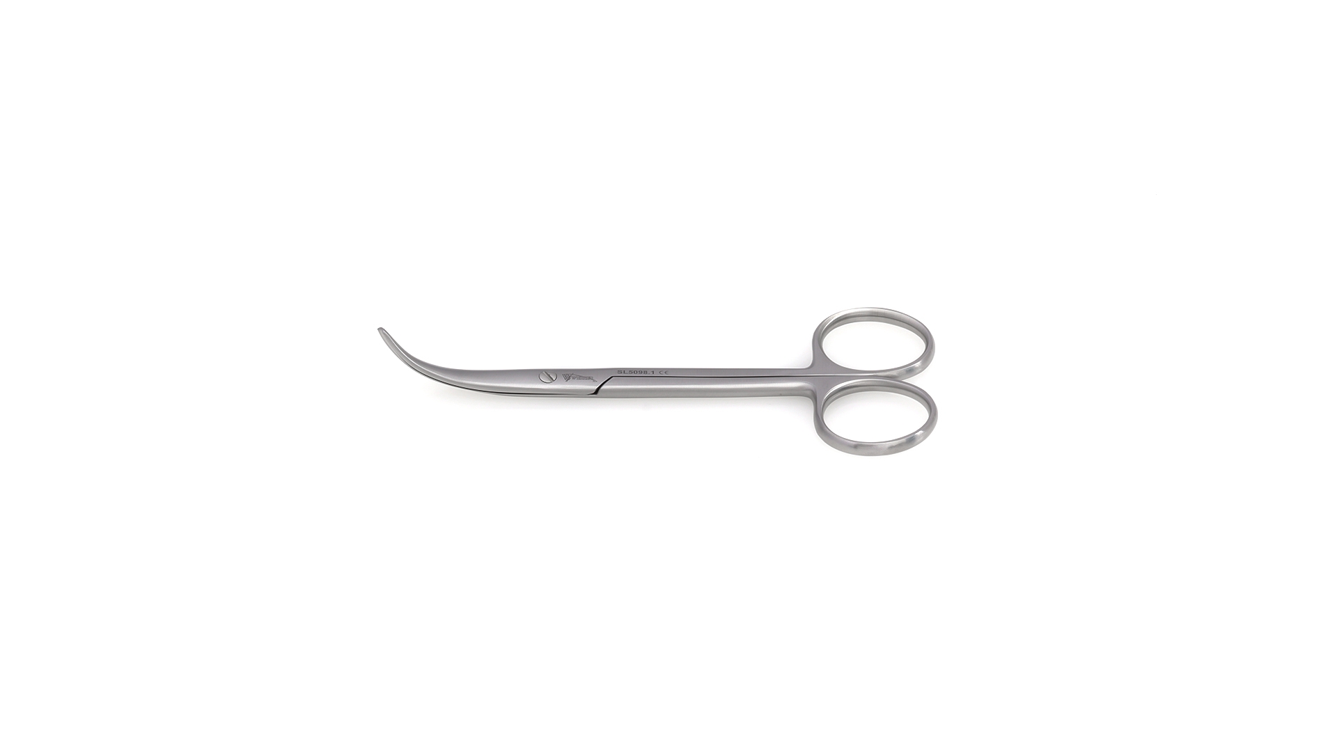 Enucleation Scissors - Strongly curved Blades w/Blunt tips