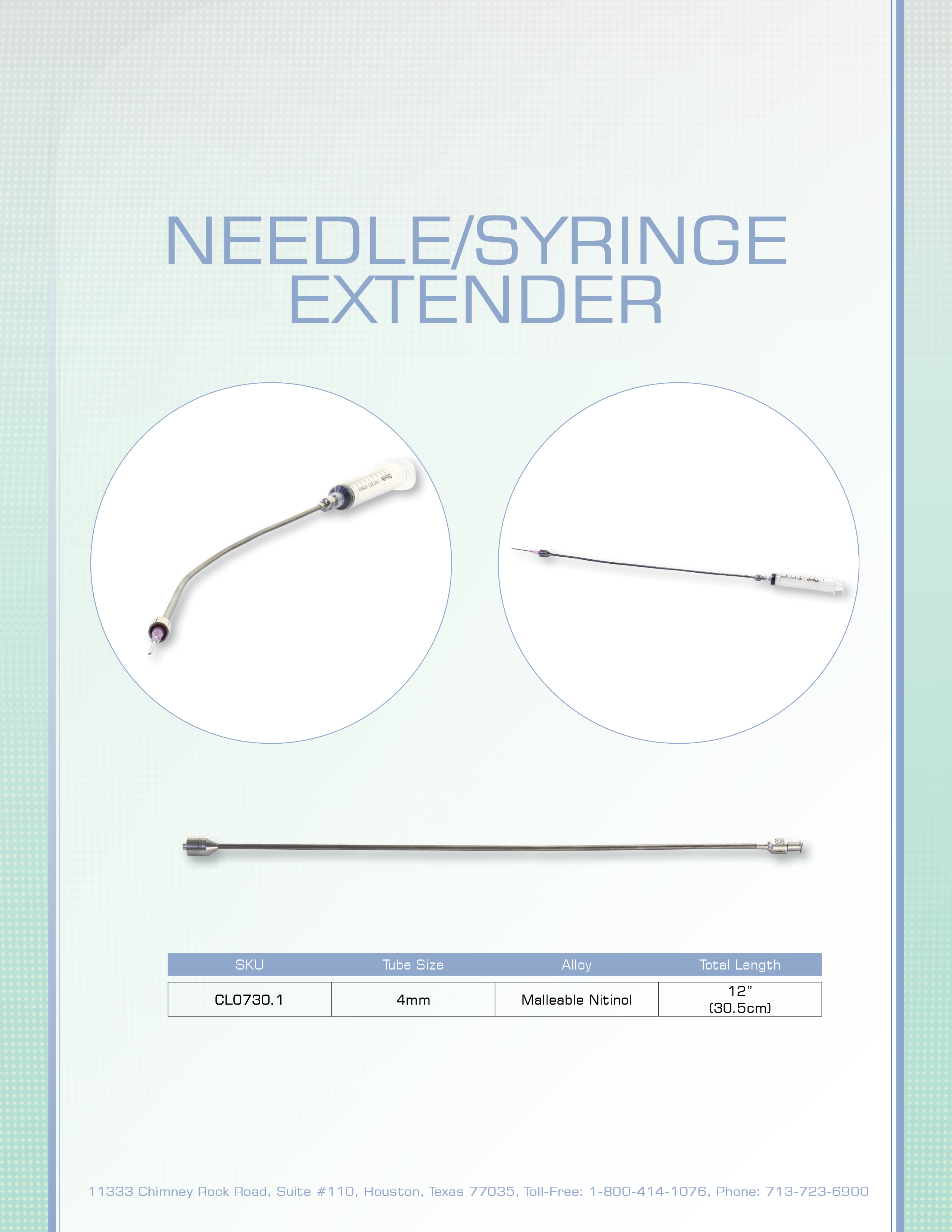 Needle Syringe Extender