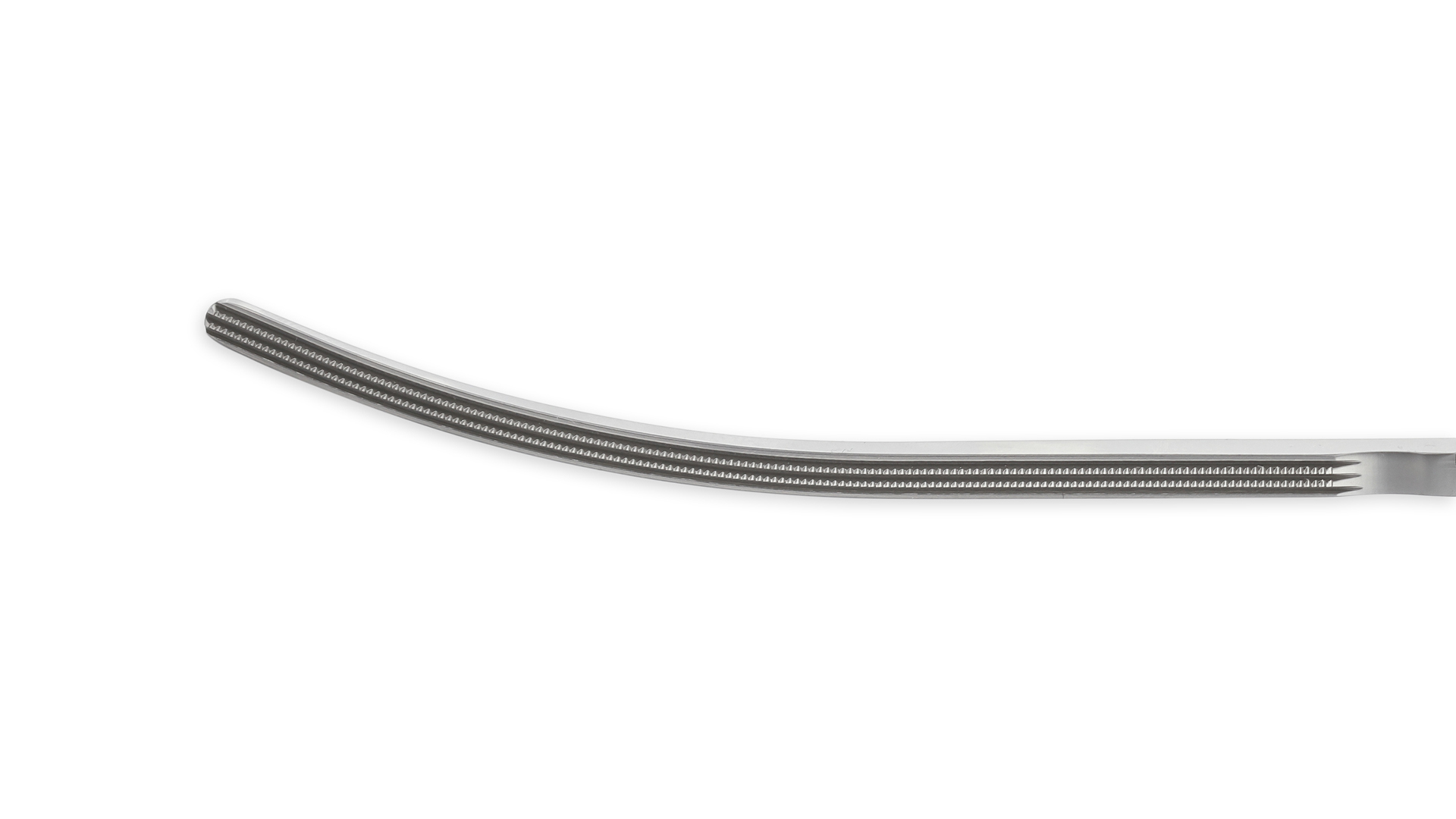 EPIC VATS DeBakey Clamp - 115 mm Curved 2x3 DeBakey Atraumatic jaws