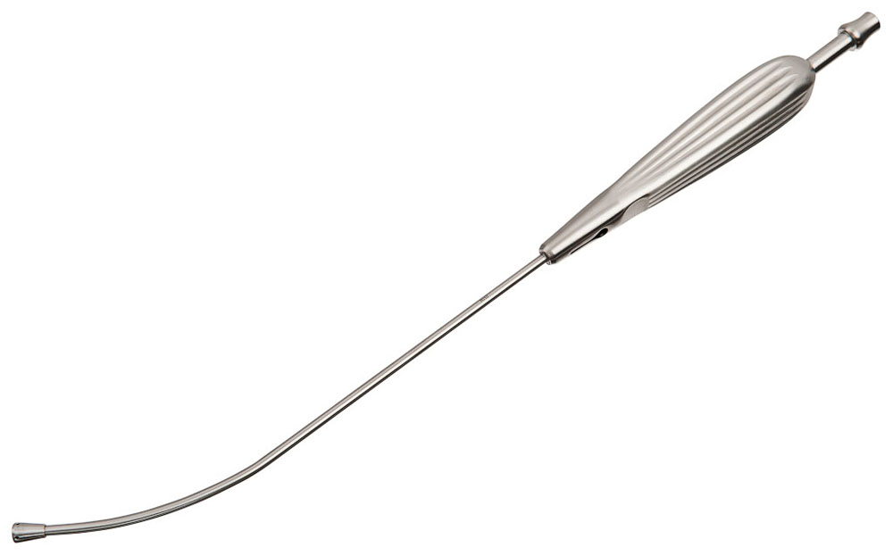 Suction Instrument Curved 3.2mm tube, w/Variable Suction, Yankauer