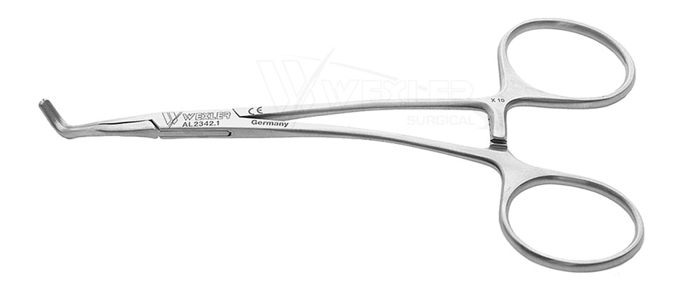 Kitzmiller Clamp - Right Angled Cooley Atraumatic jaws