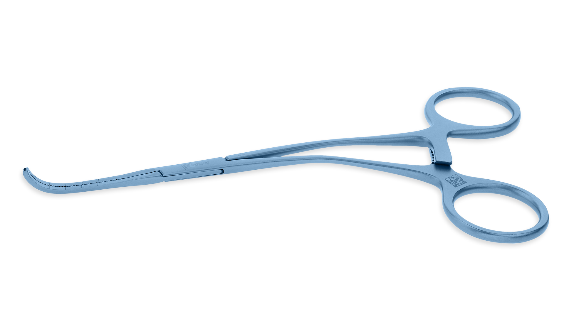 Castaneda Clamp - Slightly Curved Cooley Atraumatic jaws