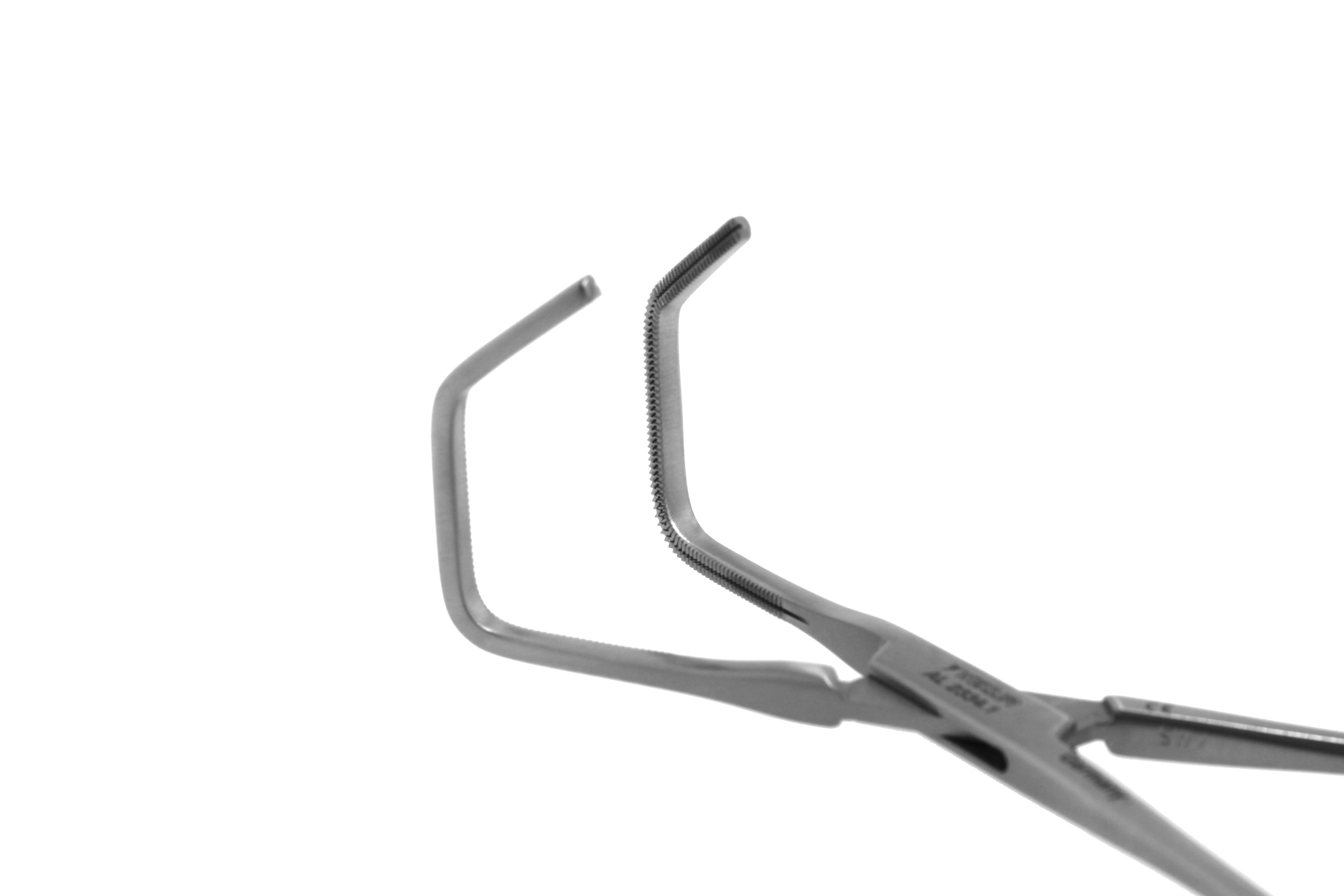 Wexler Baby Vascular Clamps - Angled Cooley Atraumatic jaws