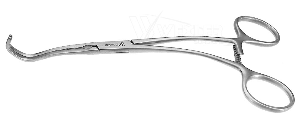 Wexler Anastomosis Clamp - Angled Cooley Atraumatic 15mm jaws