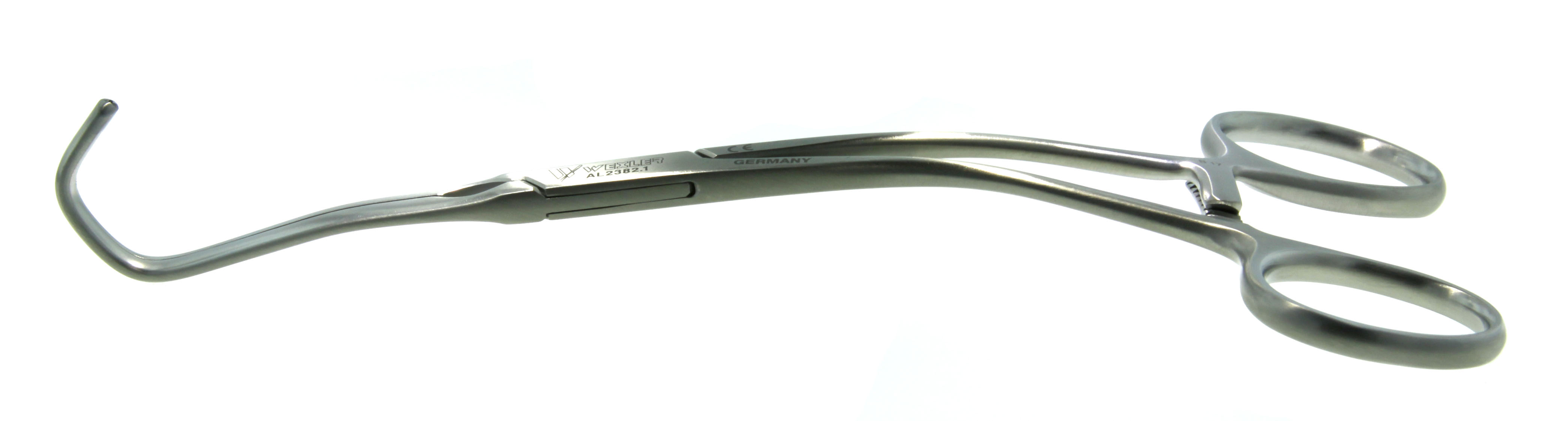 Wexler Anastomosis Clamp - Angled DeBakey Atraumatic 15mm jaws