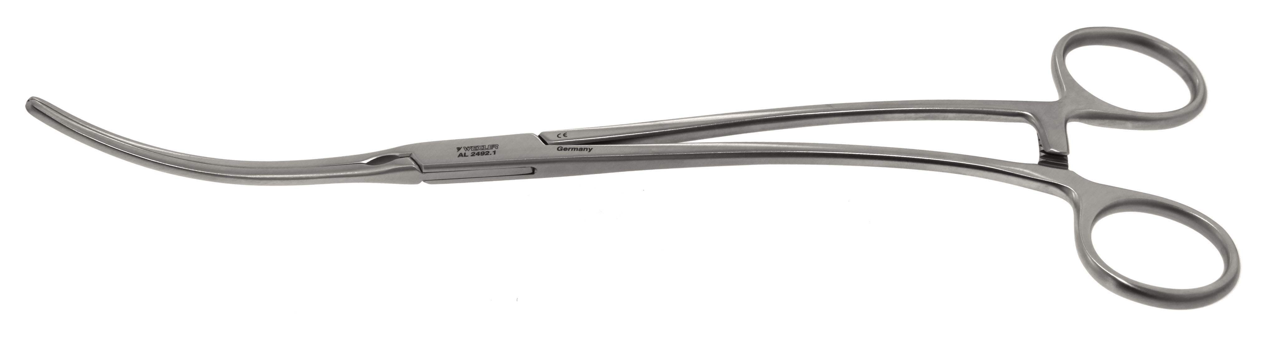 Wexler Aorta Aneurysm Clamp - Curved 70mm DeBakey Atraumatic jaws