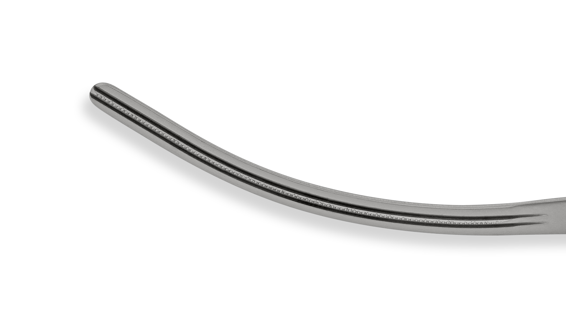 Thoracoscopic DeBakey Clamp - 60mm Curved 1x2 DeBakey Atraumatic jaws
