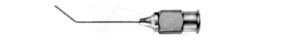 Air Injection Cannula - 27 gauge Angled 45° at 7mm