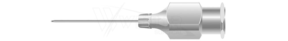 Shahinian Lacrimal Cannula - 23 guage Straight w/Bullet shaped tip