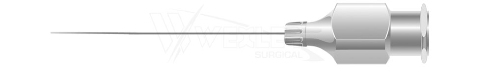 McIntyre Lacrimal Cannula - 23 guage Straight w/Dual 0.3mm side ports