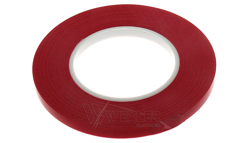 Identification Roll Tape - Red (1/4"x300")