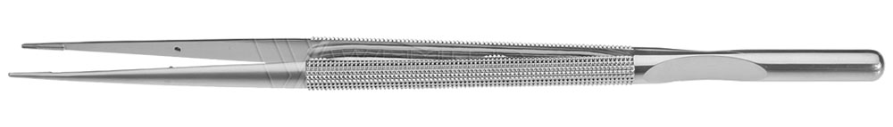 DeBakey Forceps - Straight 1mm tips w/TC coated platform