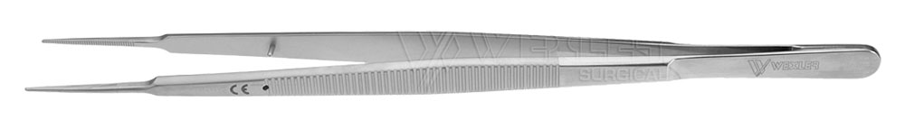 Gerald Forceps - Straight 1mm serrated tips