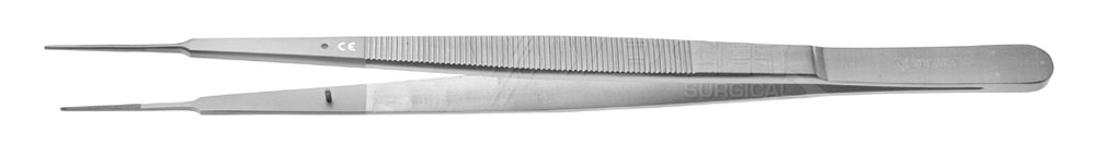 Gerald Forceps - Straight 1mm serrated tips