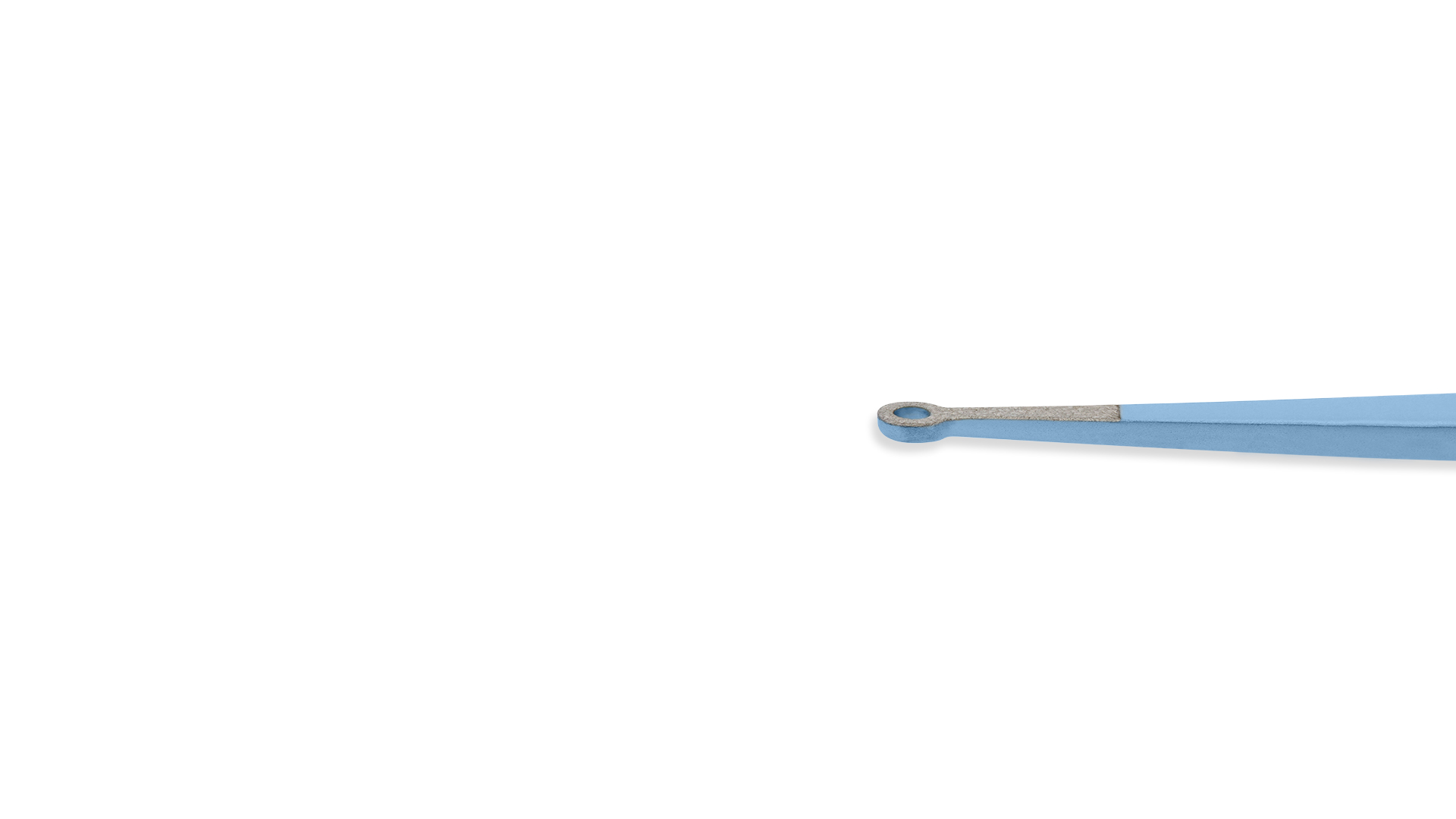 Ring tip Forceps - Straight 2mm TC coated rings