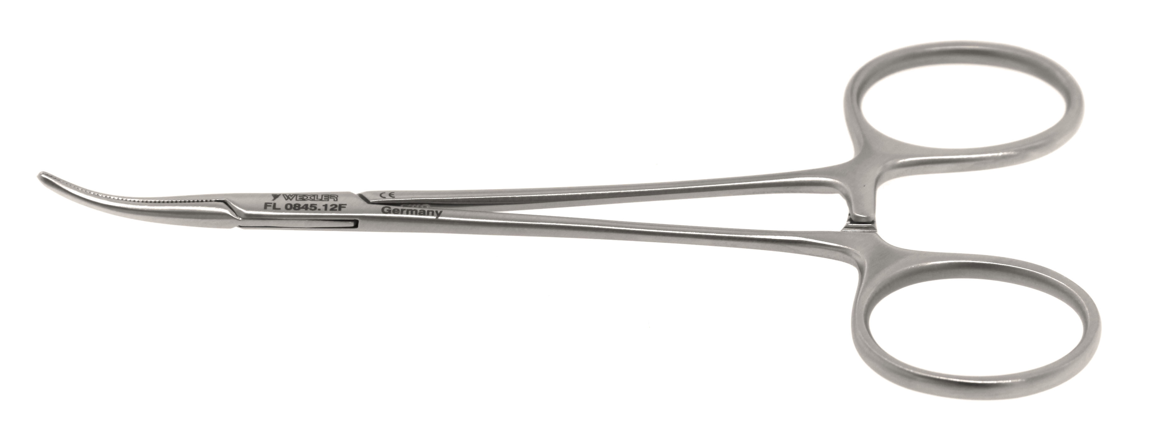 Vascular (Mosquito) Forceps Curved Delicate serrated jaws, Stainless