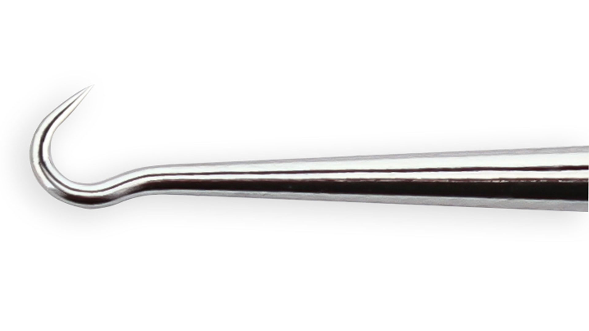 Skin Hook 2.7mm semicircle with a 0.1mm sharp tip, Stain