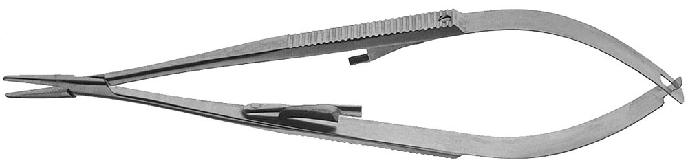 Castroviejo Micro Needle Holder - Straight jaws w/TC inserts