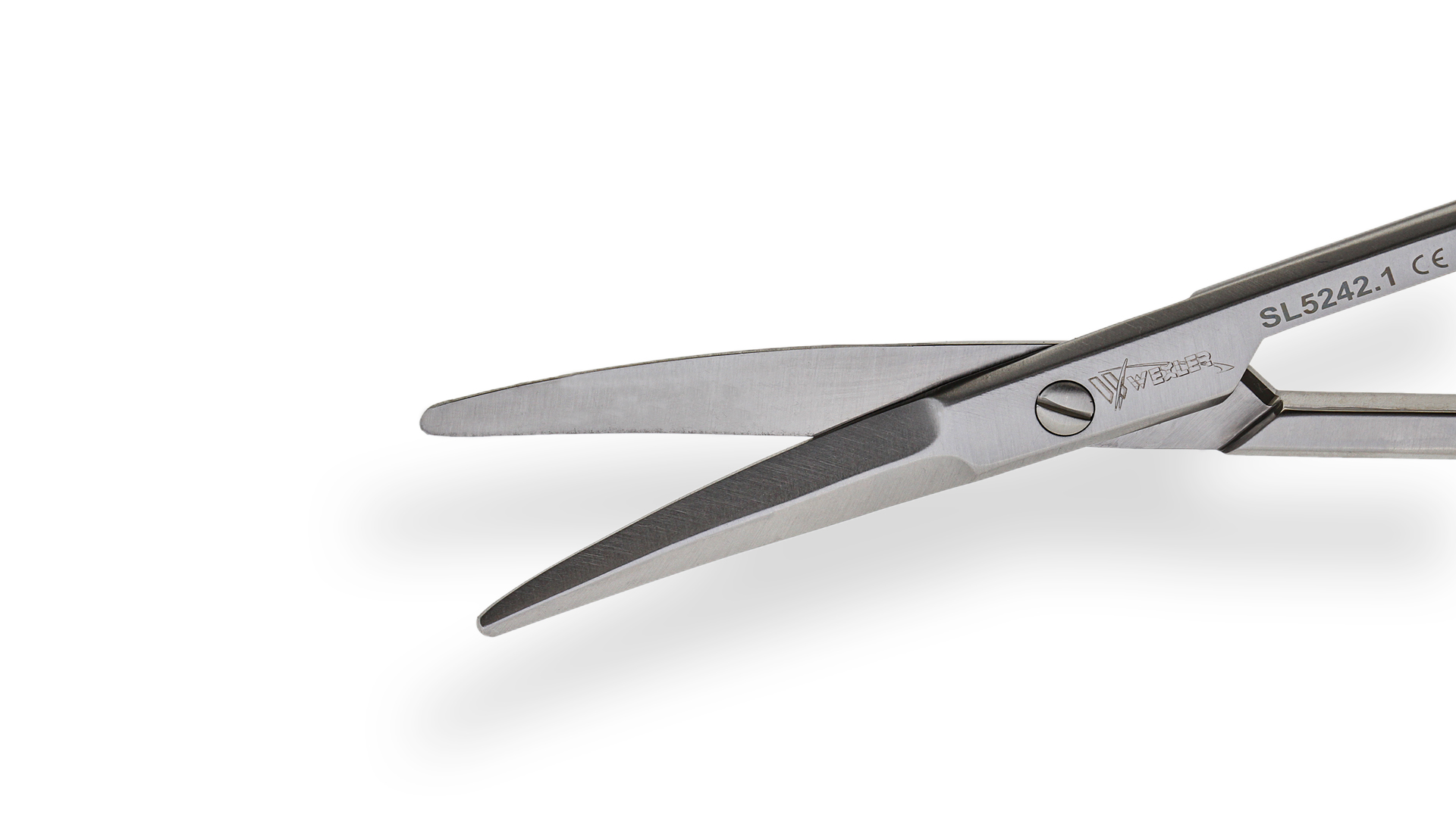 Brown Dissecting Scissors - Curved - JEDMED