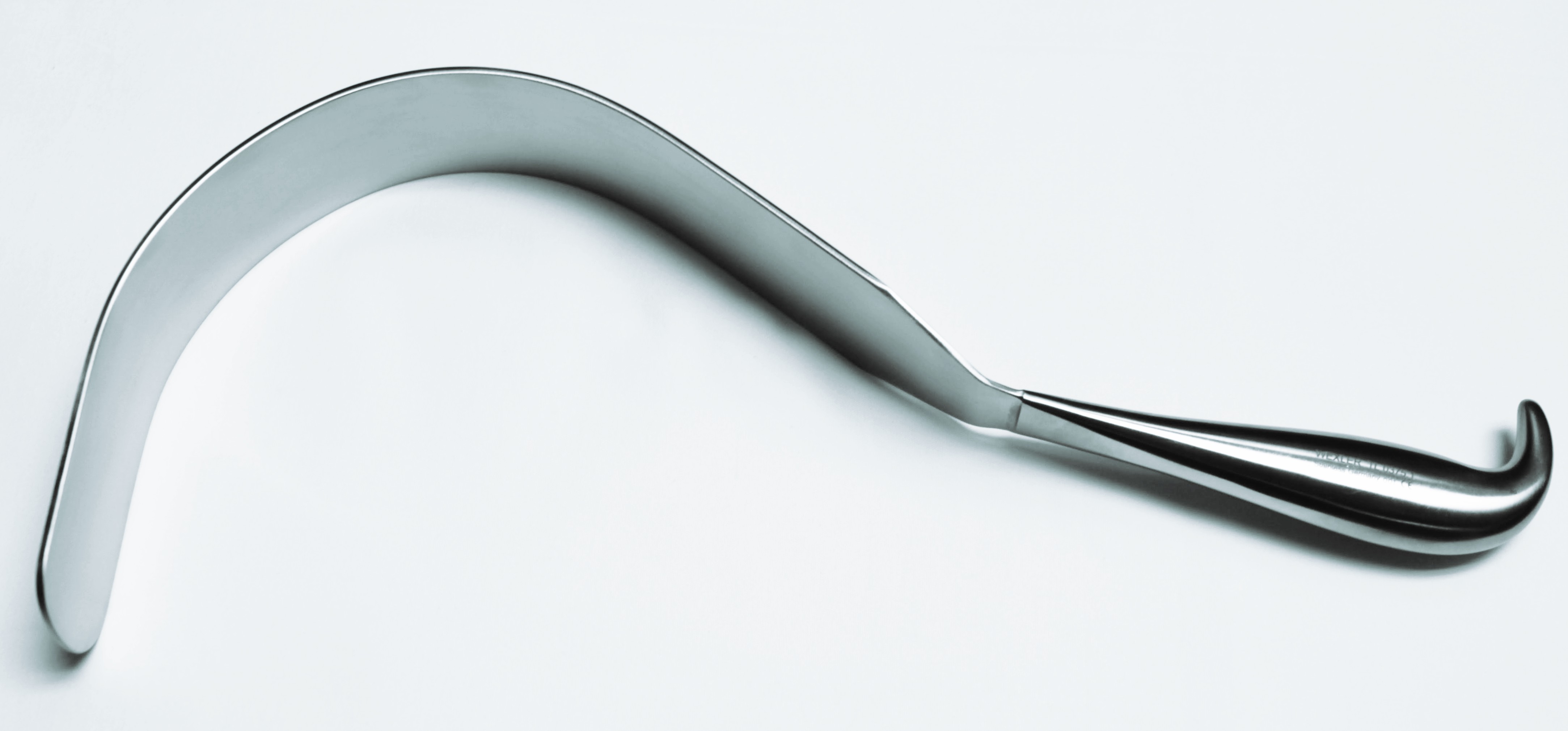 Cobra Retractor 2” Wide Blade, Round Handle with Hand Stop, Stainless